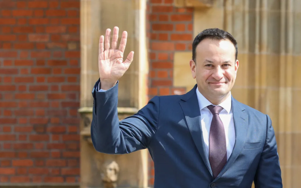 Leo Varadkar formally steps down from his position as Taoiseach of Ireland