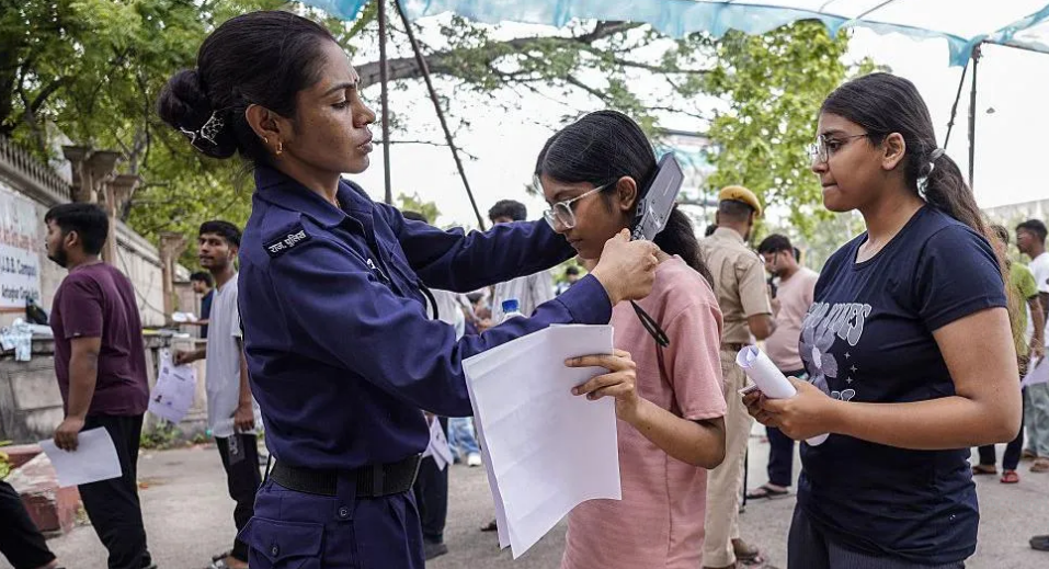 India Reopens Medical Entrance Exam Under Tight Security After Question Paper Leak Allegations