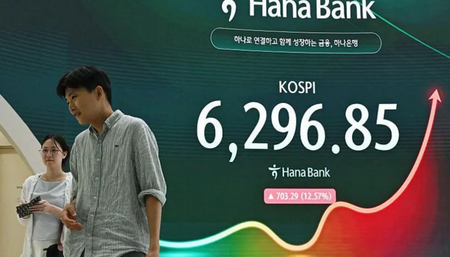 South Korea’s Kospi Soars Nearly 18% as Chip Stocks Lead Market Rebound